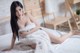 Beautiful Utjima Thongchan shows off her daring topless in bed (23 pictures) P1 No.354880