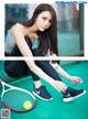 See the beautiful young girl showing off her body on the tennis court with tight clothes (33 pictures) P24 No.74ff14